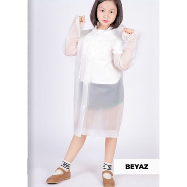 Kapüşonlu Çocuk Yağmurluk