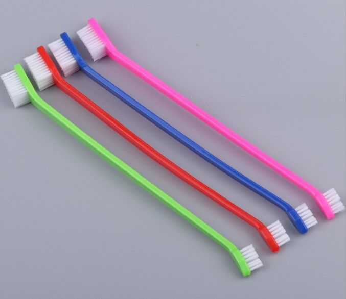 ÇIFT TARAFLI HAYVAN DIŞ FİRÇASI 4 LÜ SET