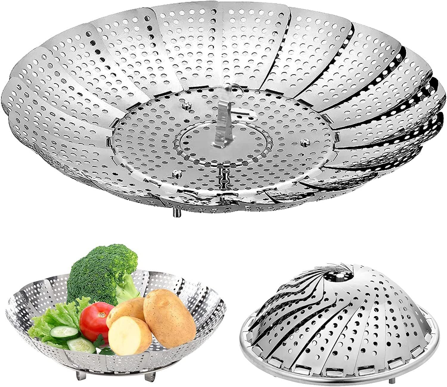 Paslanmaz Çelik Buharda Pişirme Sepeti