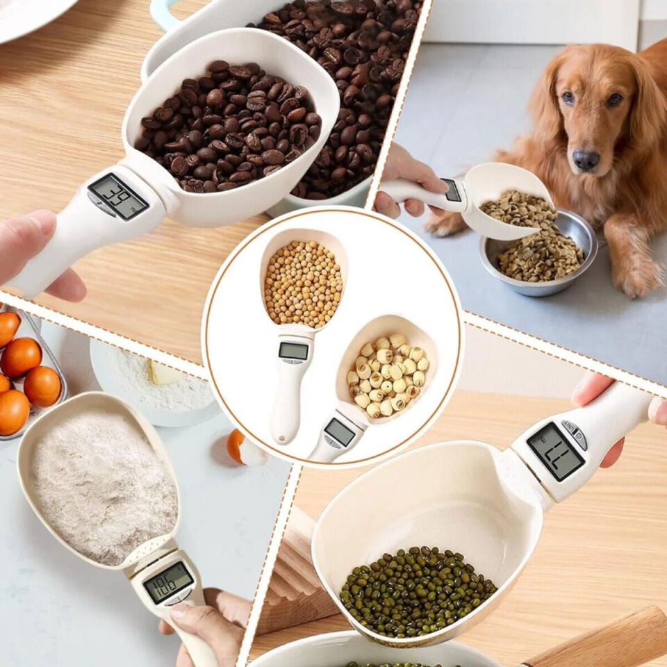 Dijital Ölçü Kaşığı - Terazili - 800 gr Ölçme Kapasitesi