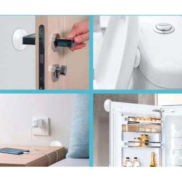 Şeffaf Silikon Mobilya ve Kapı Durdurucu Darbe Pedi 6'lı Set