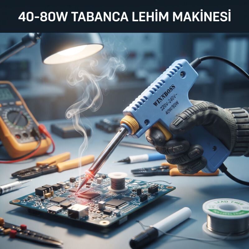 40-80W Tabanca Lehim Makinesi - Tabanca Havya