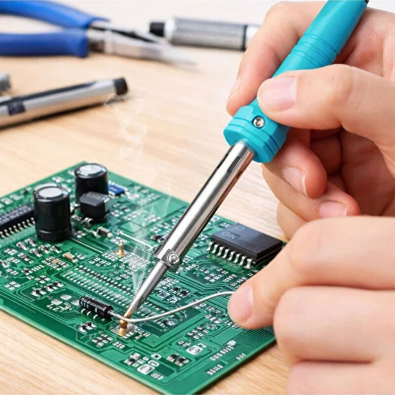 40W Kalem Lehim Makinesi - Elektrikli - Mavi Renk
