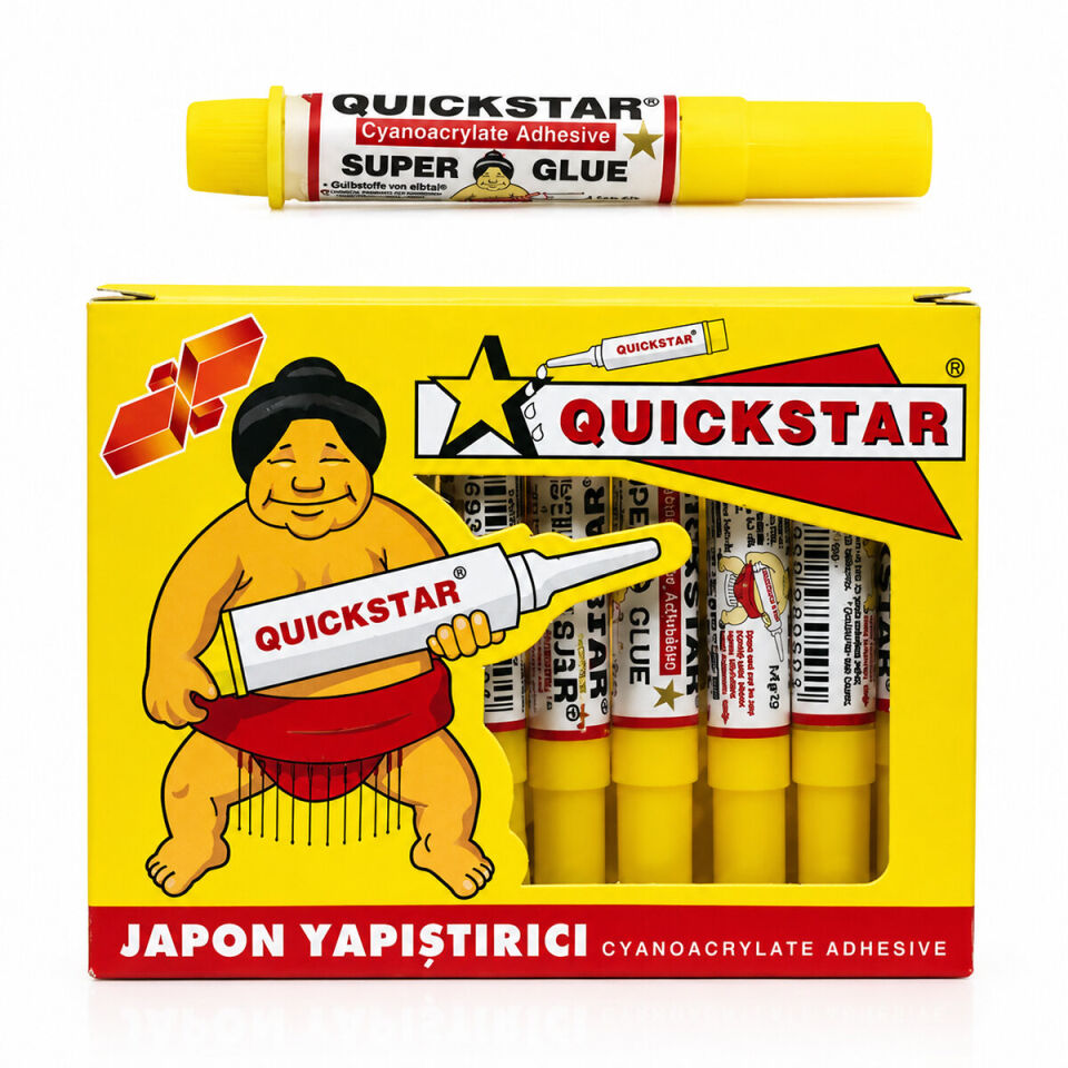 1.4 Gram Japon Yapıştırıcı - 1 Adet - İnce Uçlu Başlık - Hızlı Kuruma Özellikli