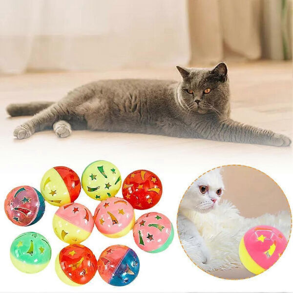 4'lü Çıngıraklı Top Kedi Oyuncağı