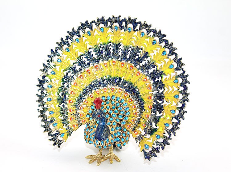 Swarovski Taşlı Tavuskuşu Model 7