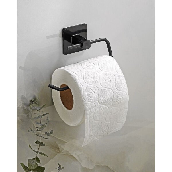 Metal Siyah Tuvalet Kağıtlığı