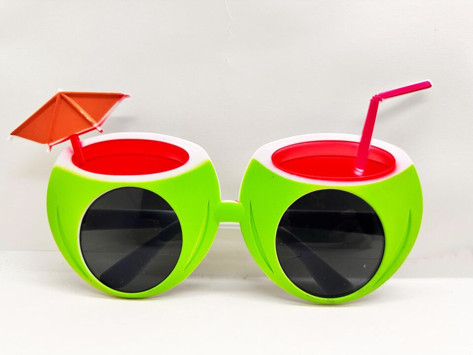 Karpuz Şekilli Tropikal Hawaii Gözlüğü