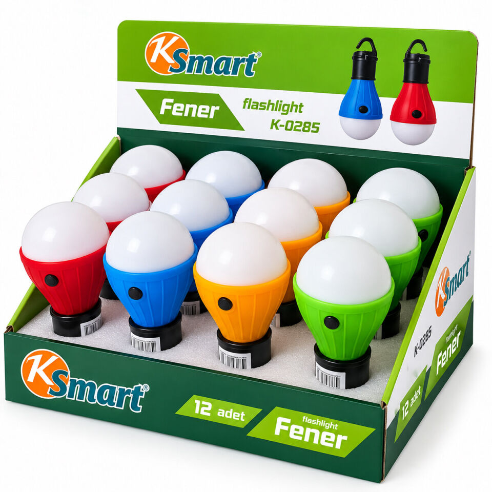 Ampul Fener - Pilli - Askılı - 1 Adet