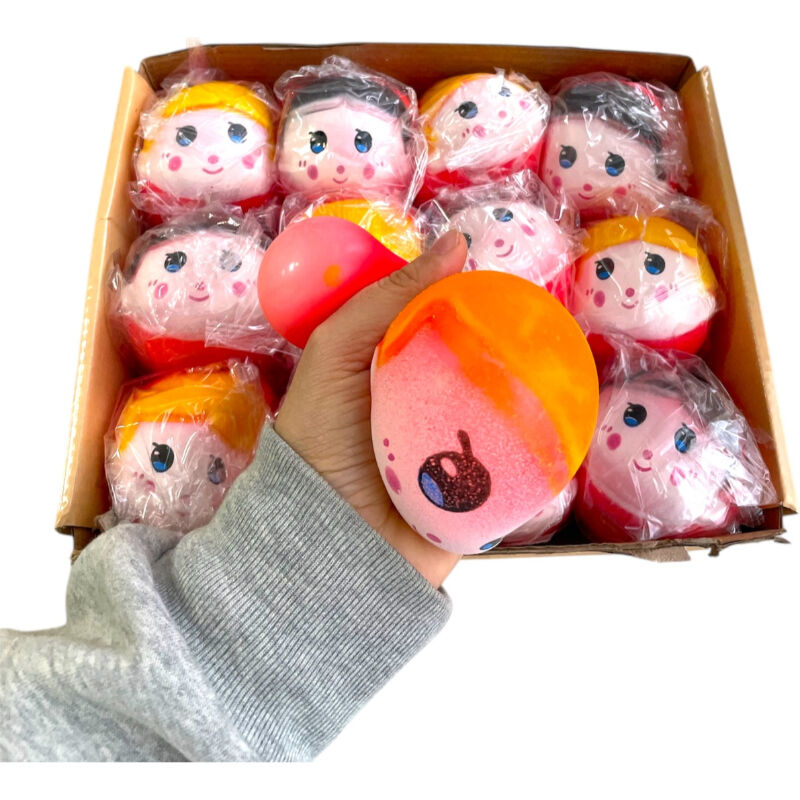 Kırmızı Başlıklı Kız Tasarımlı Squishy - 12'li Paket - Karışık Model - Yumuşak Oyuncak