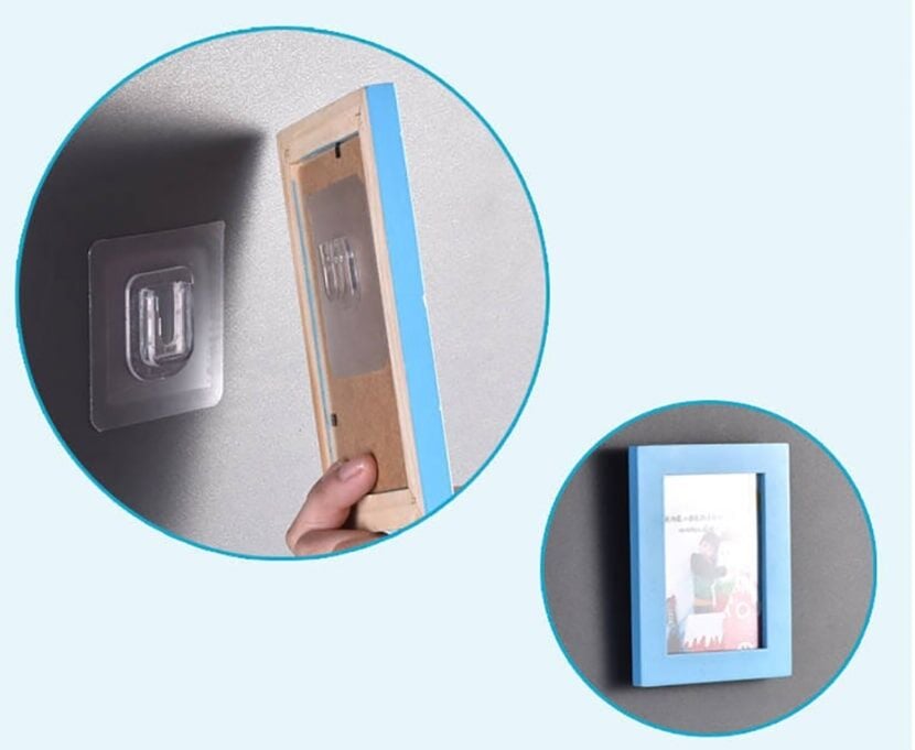 Geçmeli Klips Eşya Sabitleme Askısı 6lı Set