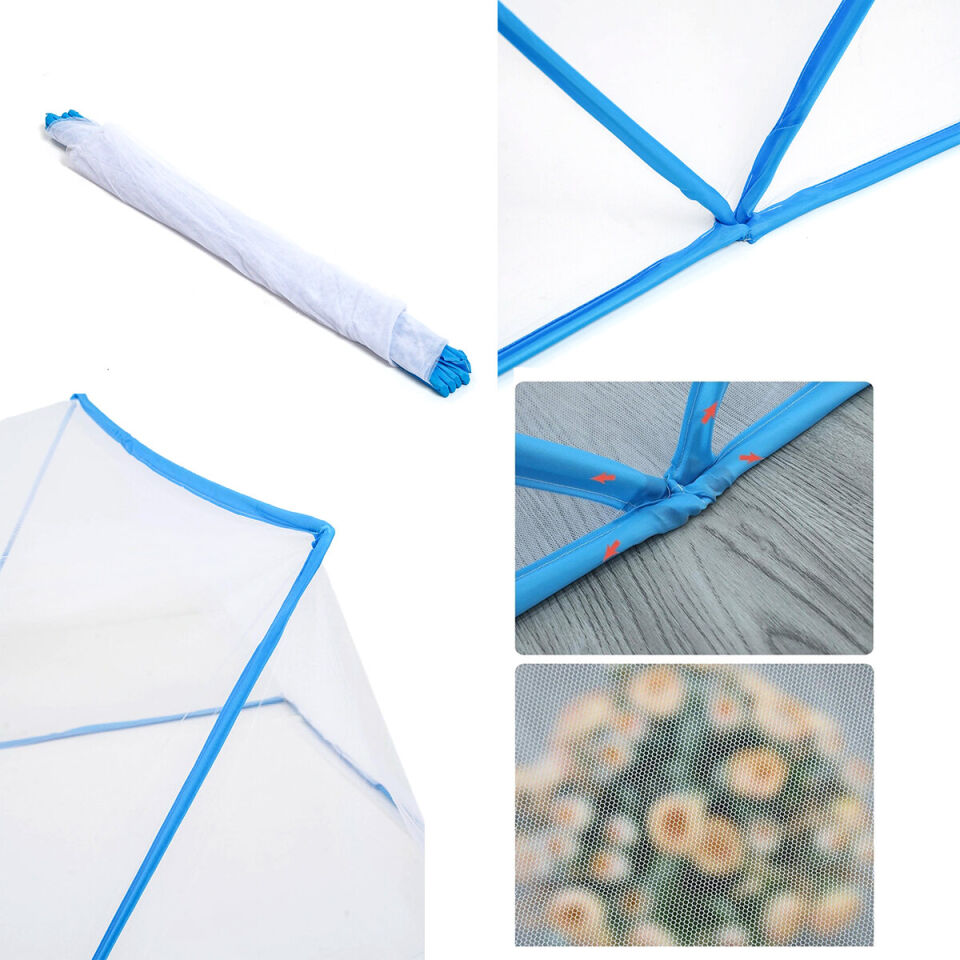 Portatif Bebek ve Çocuk Sinek Koruyucu Cibinlik Tül (50x125 cm) - Katlanabilir Beşik ve Yatak Tülü