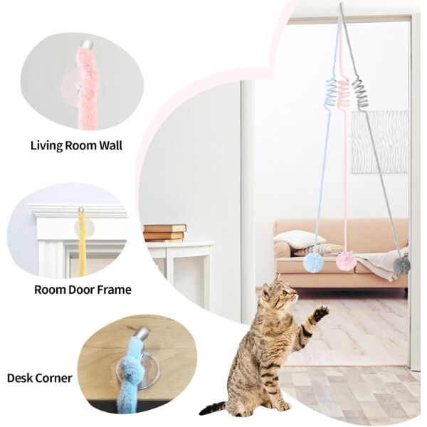 Elastik Yaylı Asılabilir Peluş Oyuncak
