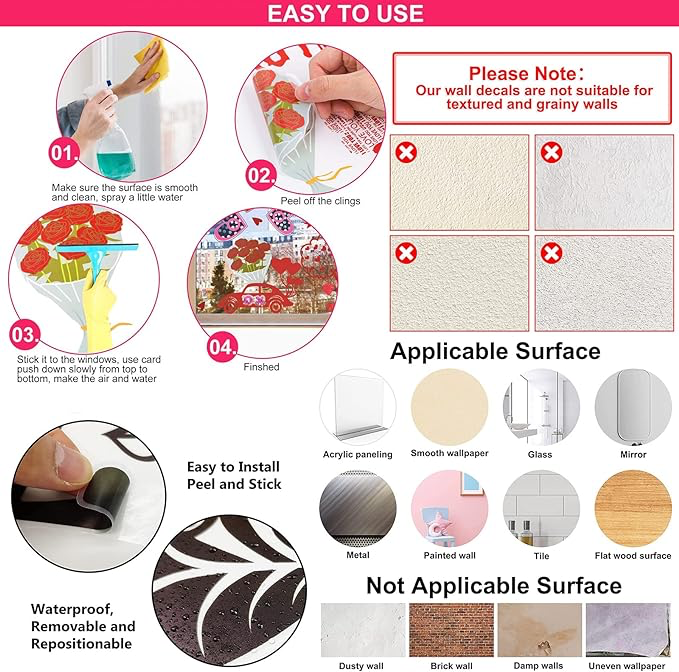 Tropikal Bitkiler Duvar Stickerı Model D