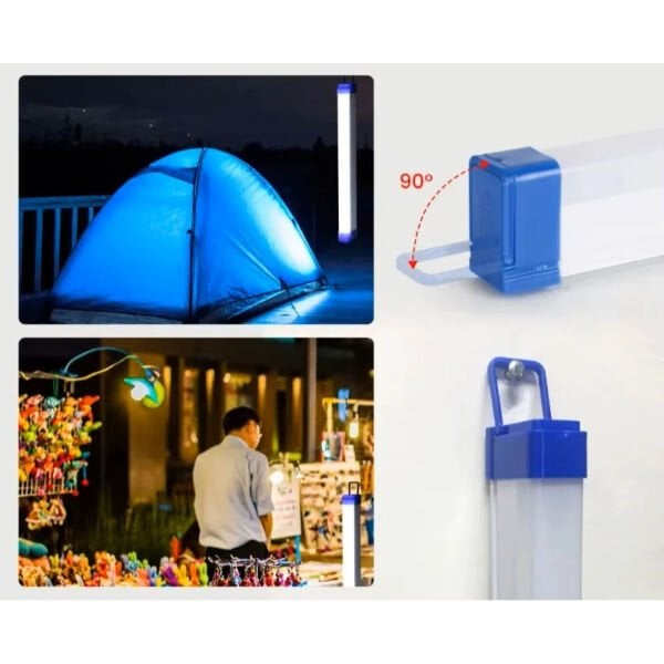 USB Şarjlı LED Aydınlatma Işıldak 3 Farklı Işık Modu