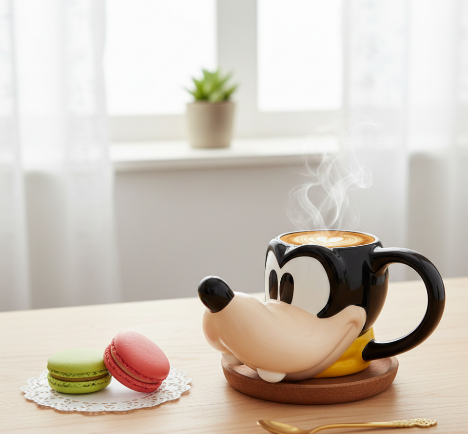 Goofy 3D Seramik Kupa Bardak