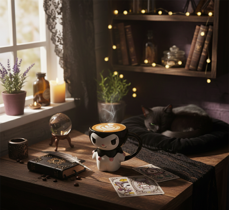 Sanrio Kuromi Kapaklı Kupa