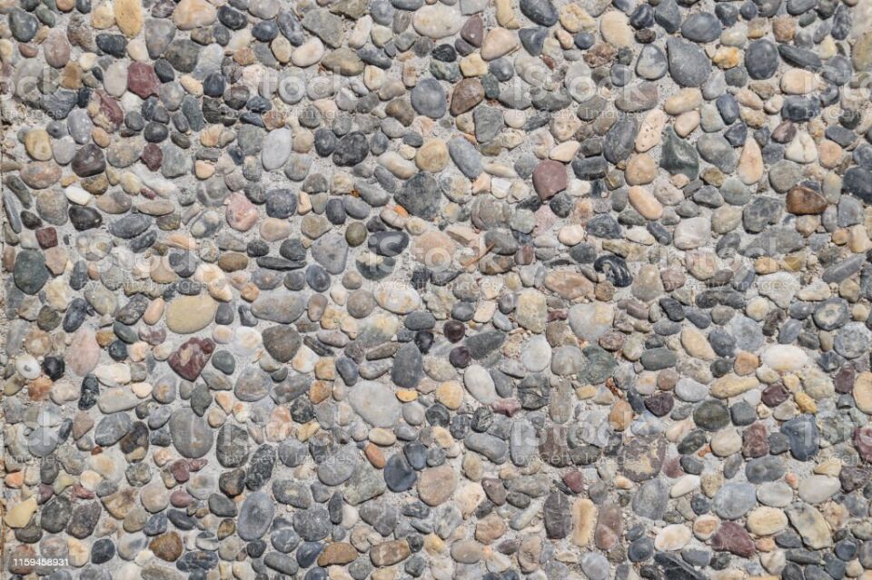 Çakıl Taşı Kaplama Kağıdı 3 Metre