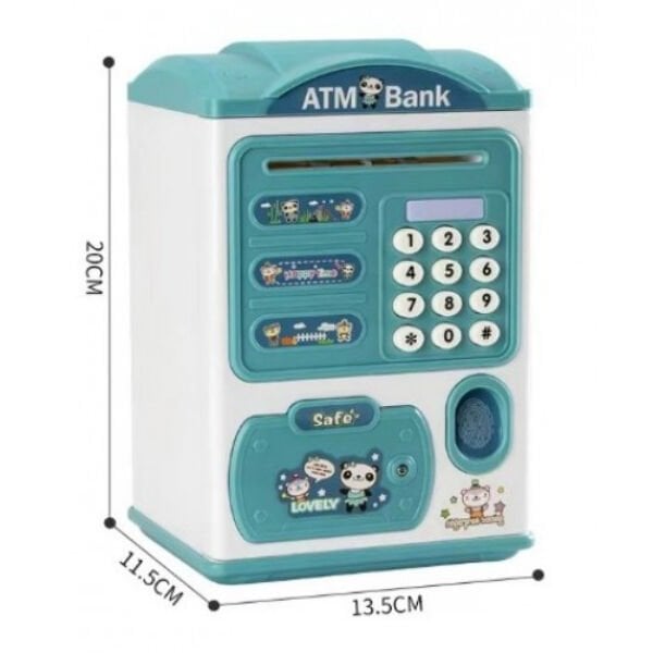 Parmak İzi ve Şifreli Elektronik ATM Kumbara