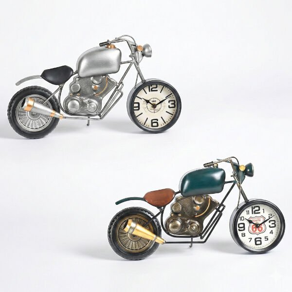 Klasik Motor Tasarımlı Masaüstü Saat