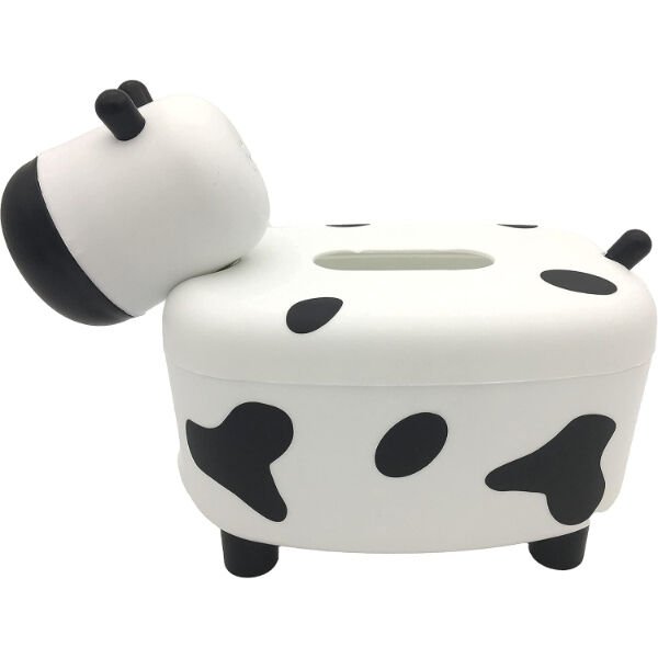 Sevimli İnek Tasarımlı Mıknatıslı Tuzluk ve Peçetelik