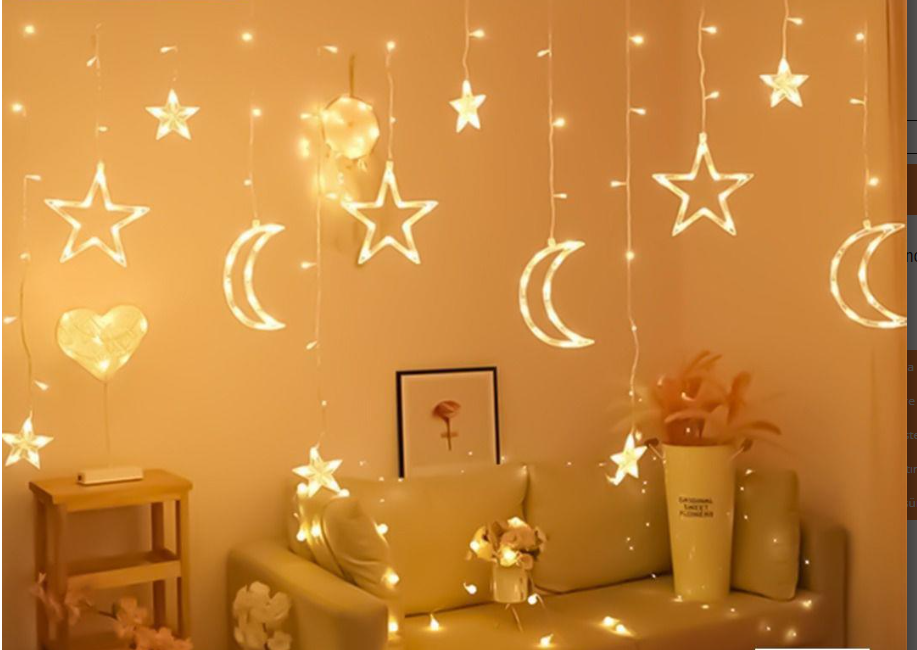 Ay Yıldız Perde Led 3m