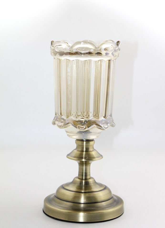 Cam Şamdan Tekli Model 5