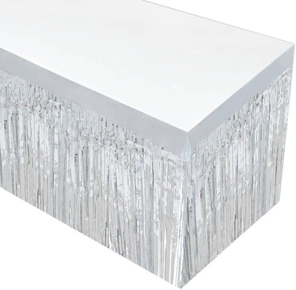 Gümüş Metalize Masa Eteği