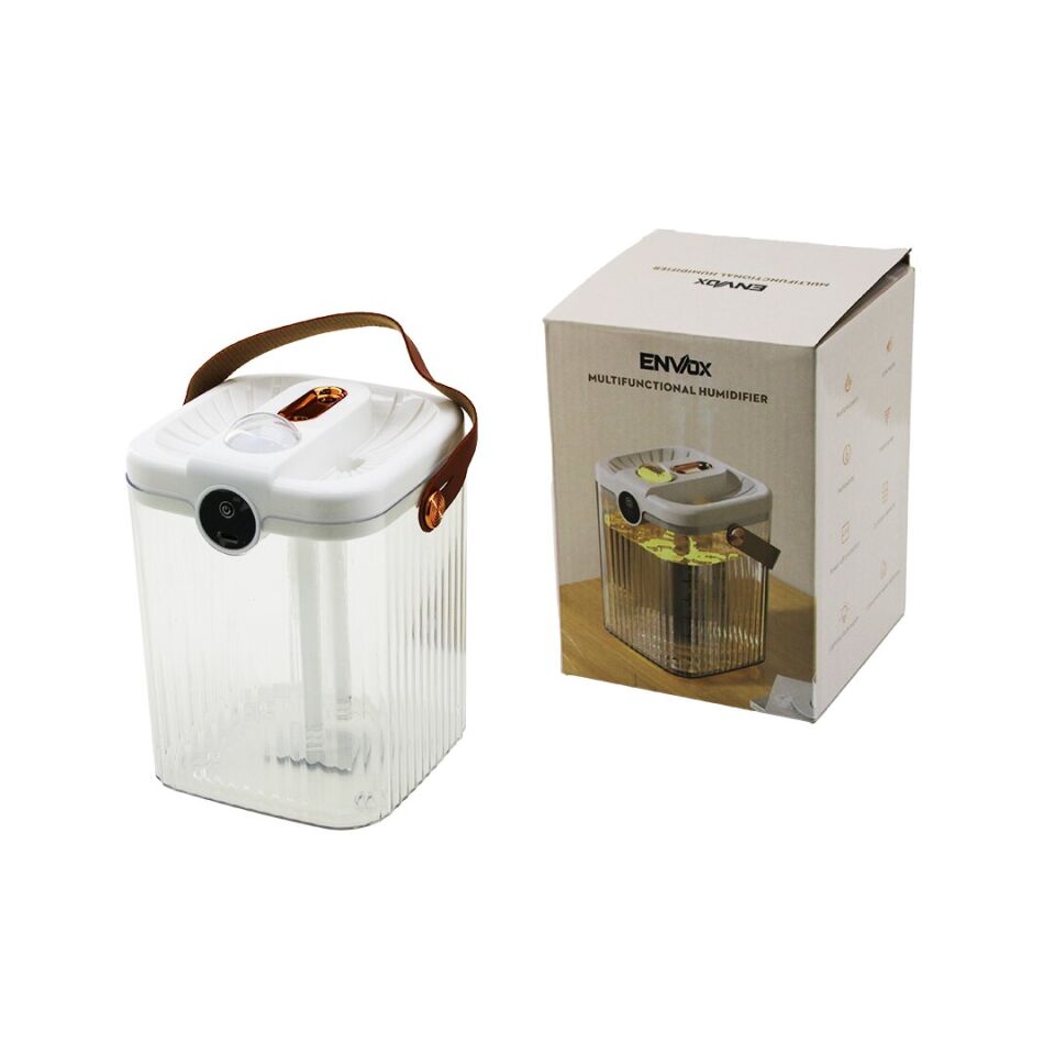 2 Litre Hava Nemlendirici - USB Şarjlı - Işıklı - Buhar Makinesi - Koku Giderici