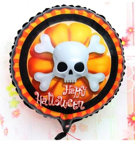 Halloween Kuru Kafa Folyo Balon 18 inç