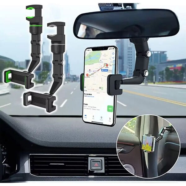 Multifonksiyon Araç Telefon Tutucu