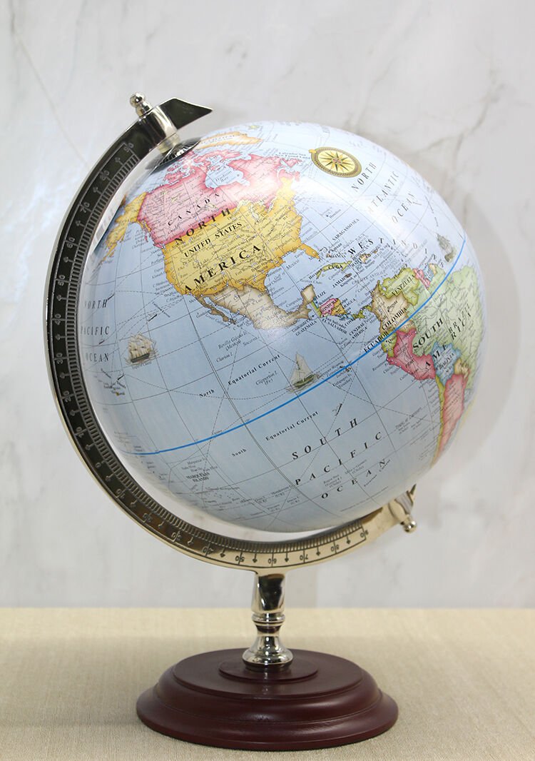 Dekoratif Masaüstü Dünya Küre - Model 13