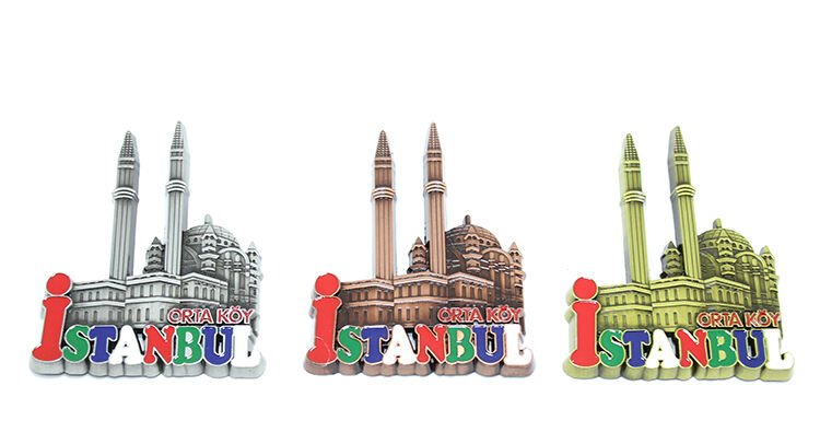Metal İstanbul Temalı Yöresel Magnet Model 2