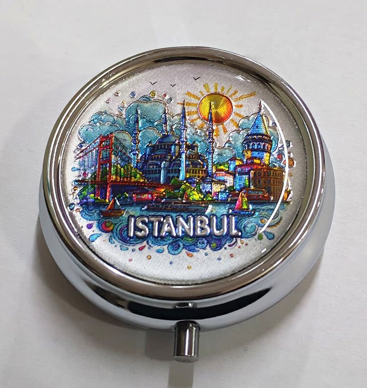 İstanbul Temalı İlaç Kutusu - Model 2