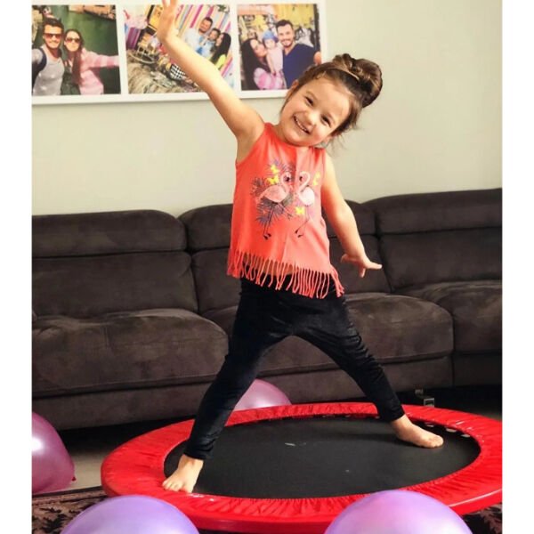 102 cm (40 inç) Kırmızı Trambolin