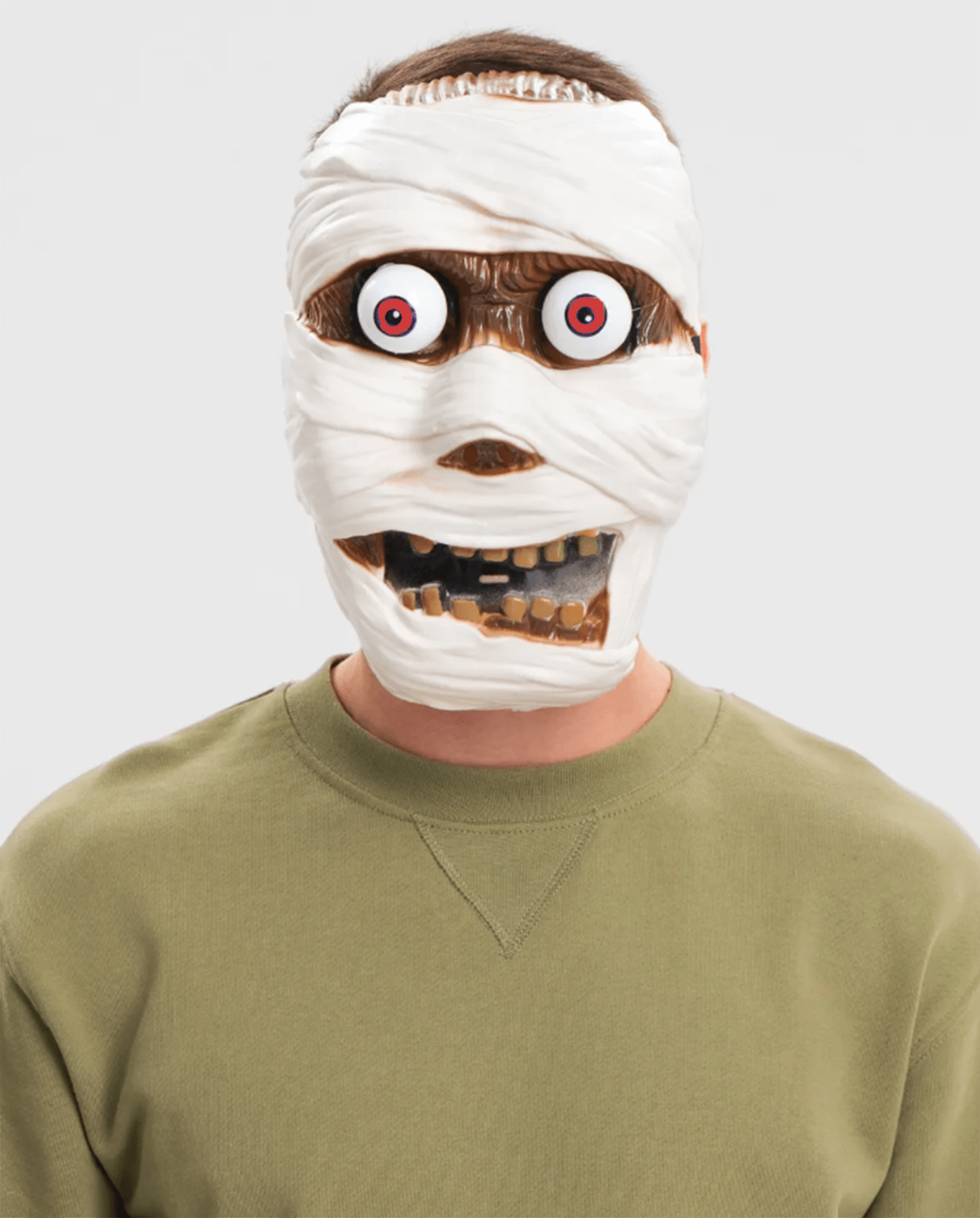 Sallanan Yaylı Oynar Gözlü Mumya Maskesi