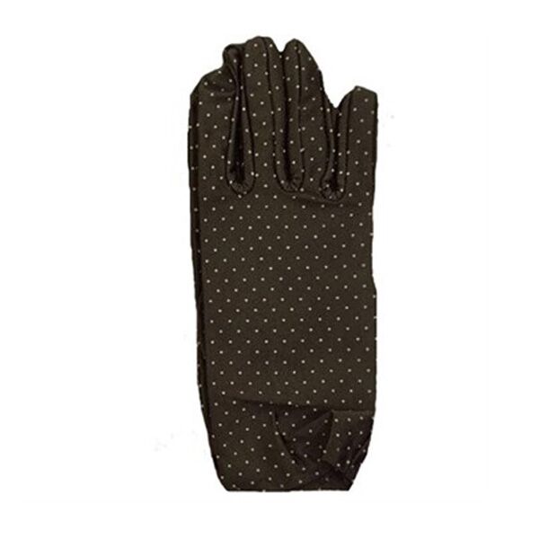 Kahverengi Puantiyeli Çocuk Eldiveni