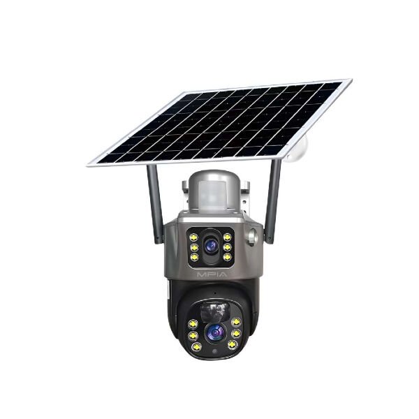 3 MP + 3 MP Çift Lens Solar TF Kart Girişli 4G Kamera