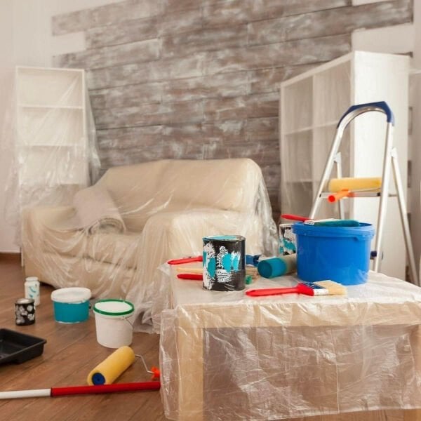 Boya Badana Eşya Koruma Yapışkanlı Örtü 180 cm x 15 mt