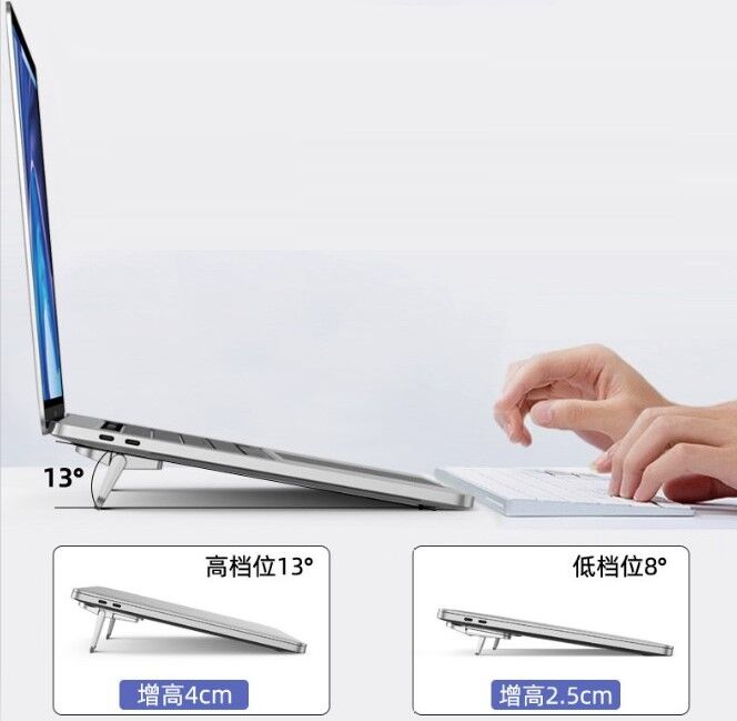 Laptop Standı 2 Kademeli Yükseltme Ayarlı - 2 Adet