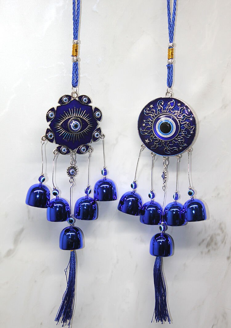 Metal Nazar Boncuğu Çan Model 10