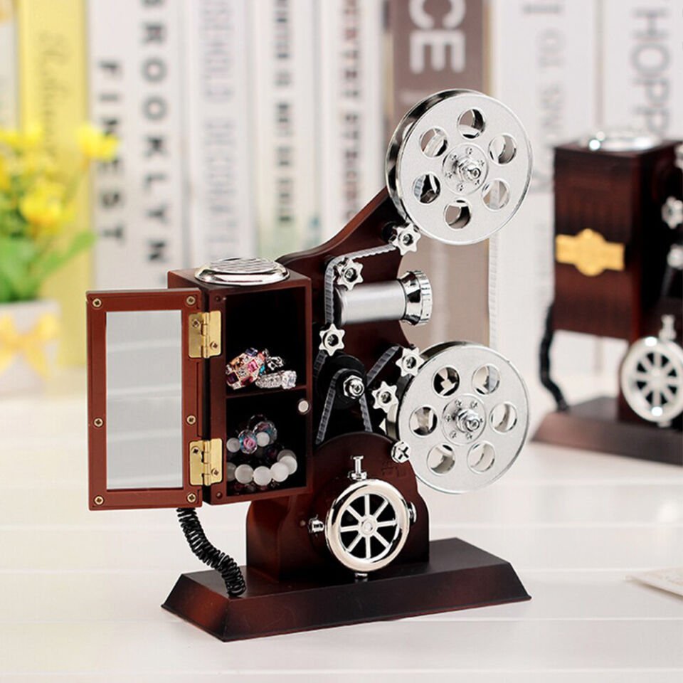 Film Makinesi Tasarımlı Müzik Kutusu