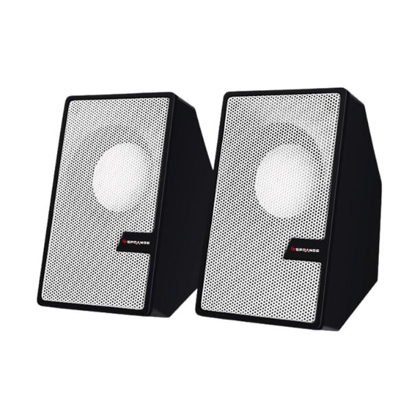 Beyaz USB 2.0 + 3.5mm USB Hoparlör