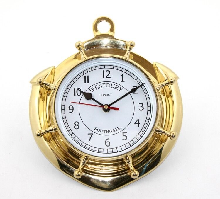 Pirinç Çapalı Duvar Saati