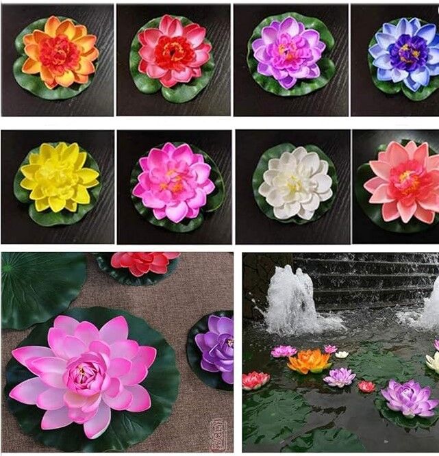 Dekoratif Yapay Lotus Çiçeği